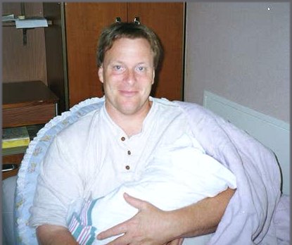 The proud papa and Daniel